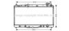 AVA QUALITY COOLING TO2464 Radiator, engine cooling